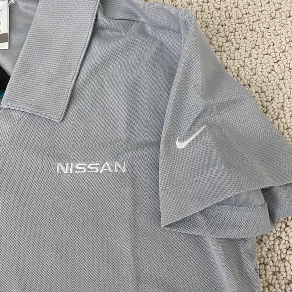 Nike Dri Fit Golf Shirt with Nissan Logo - Picture 4 of 5